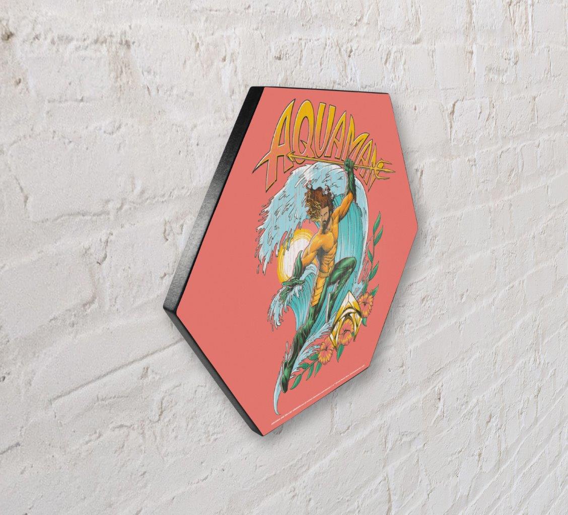 Aquaman and the Lost Kingdom (Aquaman) KNEXAGON® Wood Print WPHEX5272